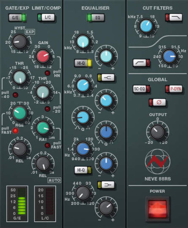 Universal have arranged the desk channel into three side-by-side modules.